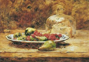  Still life - Pears and strawberriesnPortugues: Natureza-morta - Peras e morangosn